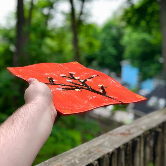 ❌[SOLD]❌ 🍣 Hand painted Sushi plate! 🍣 - Picture 2 of 4
